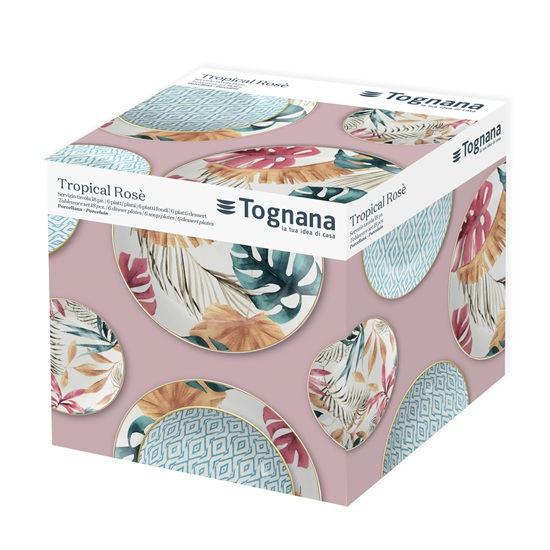 Tognana TROPICAL ROSE MADISON porc. étkészlet 18 db