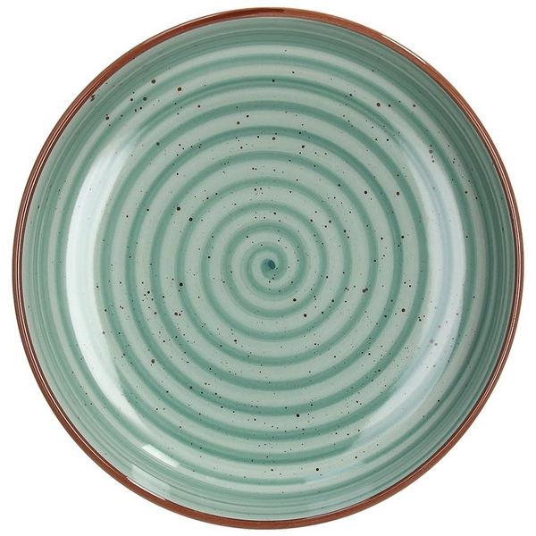 Tognana URBAN Pastel VERDE kerámia tányér mély walled 18,5cm LOSE