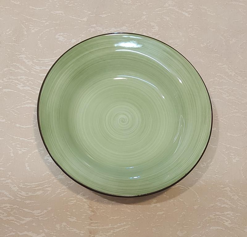Tognana zöld mély tányér, kerámia, 21,5cm
