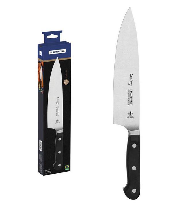 TRAMONTINA CENTURY SZAKÁCSKÉS ÜVEGSZÁLERŐSÍTÉSŰ POLIKARBONÁT NYÉLLEL, 20 CM, 24086/108