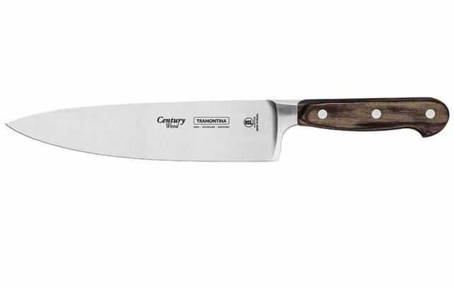 TRAMONTINA CENTURY WOOD SZAKÁCSKÉS BARNA KEZELT FA NYÉLLEL, 20cm, 21541/198