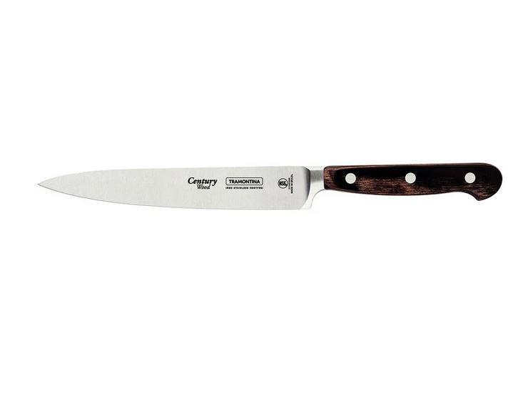 TRAMONTINA CENTURY WOOD UNIVERZÁLIS KÉS BARNA FA NYÉLLEL, 15 CM, 21540/196