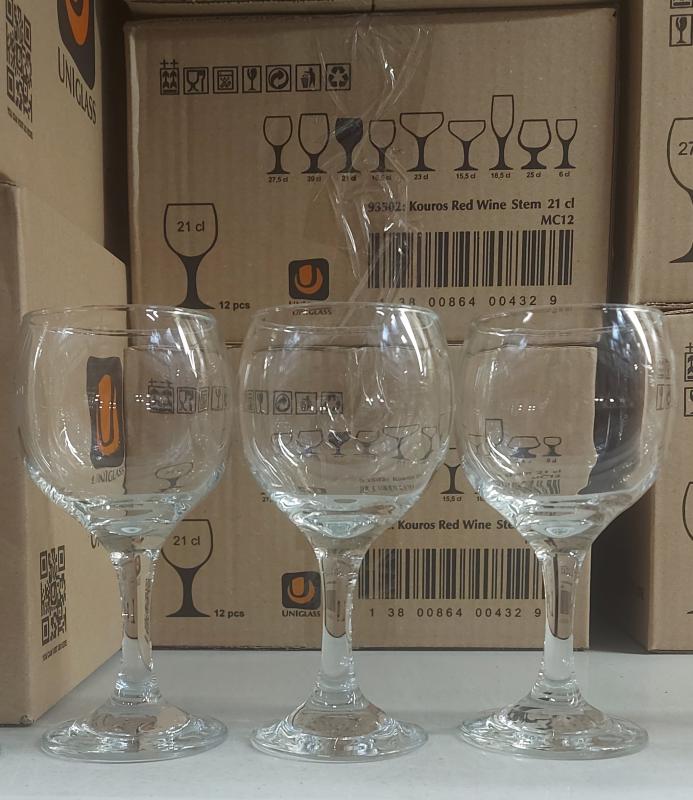 Uniglass Kouros talpas boros pohár, 21cl, üveg, 1db