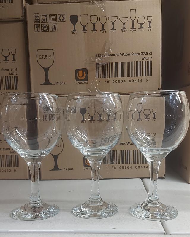 Uniglass Kouros talpas boros pohár (vizes), üveg, 27cl, 1db