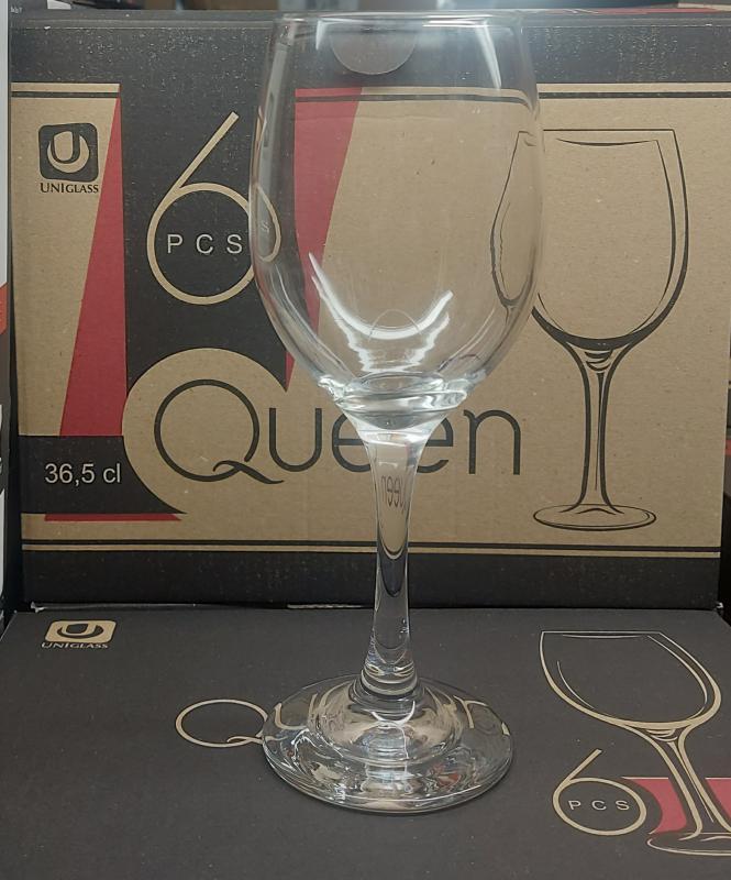 Uniglass Queen talpas boros pohár, 36,5cl, 6db, üveg