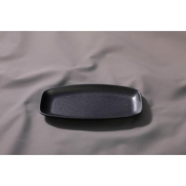UNIVERSE BLACK porcelán szögletes tál 24x12x2,5cm