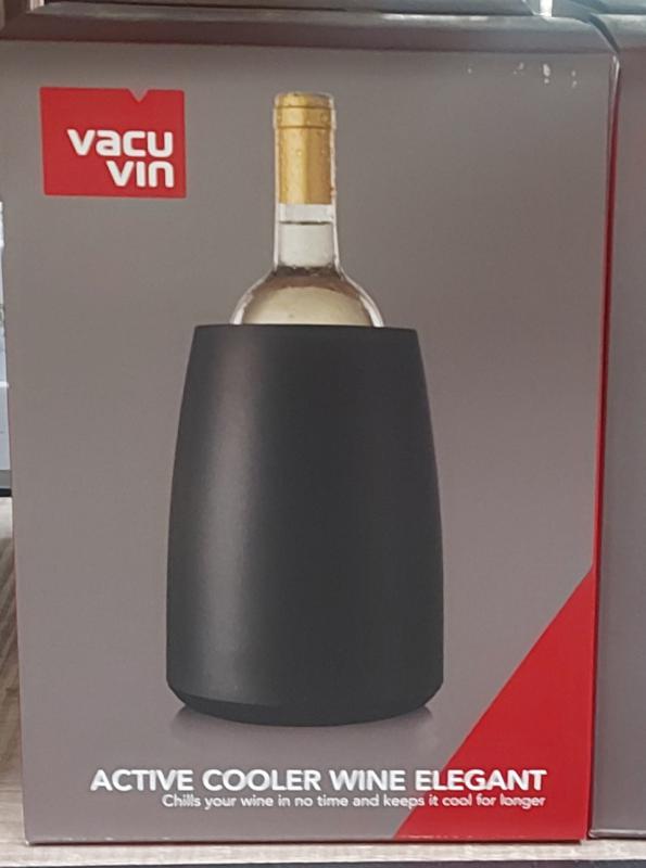 Vacu Vin Borhűtő fekete Elegant