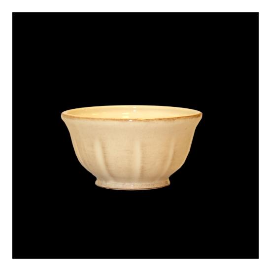 Vanilia Kerámia 27-14, Romantik tálka, natur,kerámia,kézzel festett, V.K.27-12