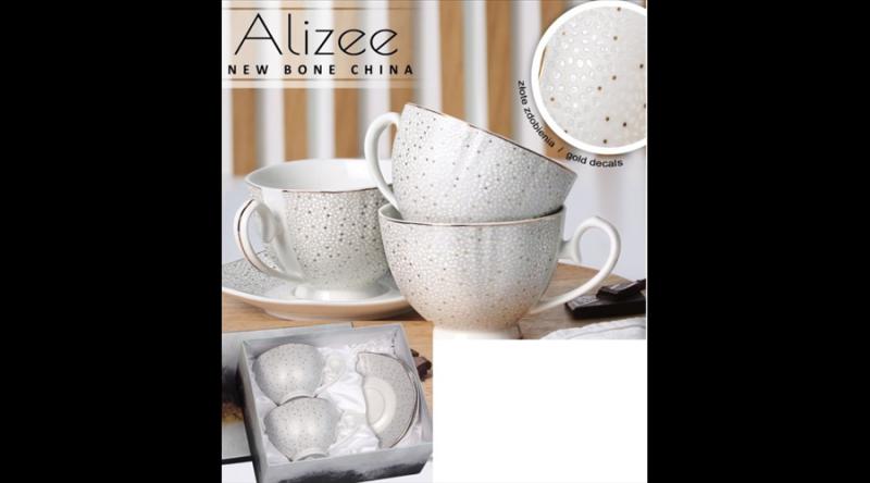 V.B.20581 Alizee porceláncsésze+alj, 260ml, 2 személyes, dobozban