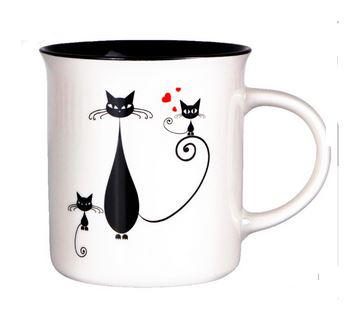 V.B.22691 Tomi cicás porcelán bögre 330ml, Veroni macska család