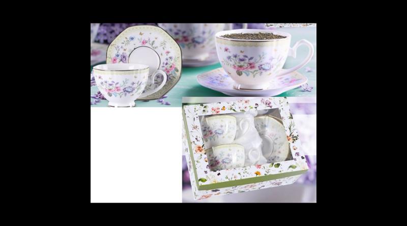 V.B.23322 Joana porceláncsésze+alj, 260ml, 2 személyes, dobozban