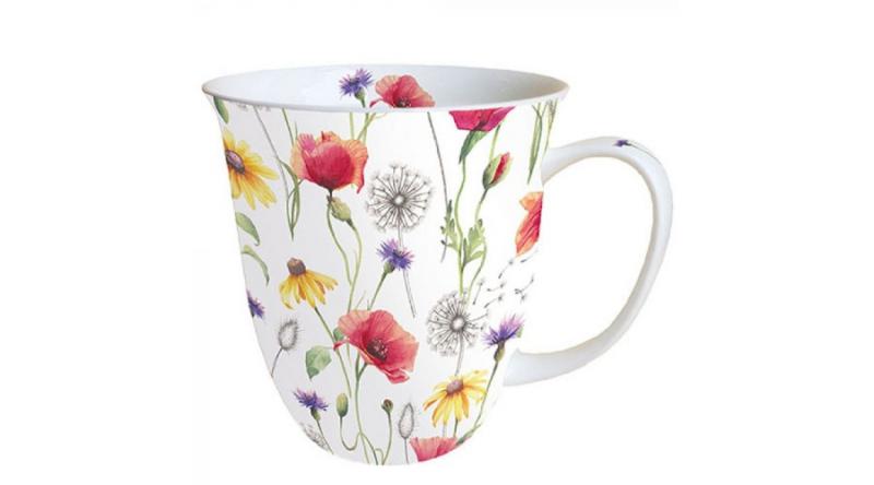 Virágos rét, AMB.18415890 Poppy Meadow porcelánbögre 0,4L