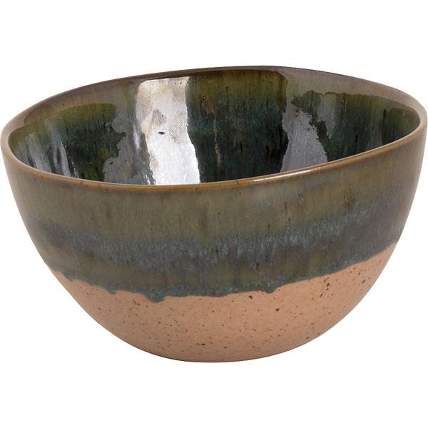 WISTERIA GREEN STONEWARE salátás tálka 15 cm