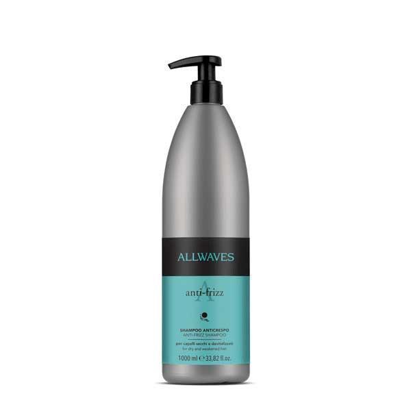 Allwaves Anti-Frizz Sampon Száraz és Élettelen Hajra – 1000ml