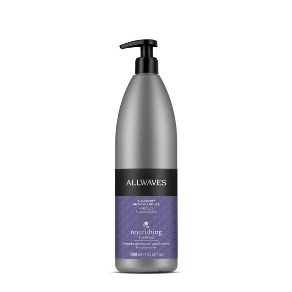 Allwaves Blueberry & Calendula nourishing shampoo 1000ml / Sampon kékáfonya / kalendula