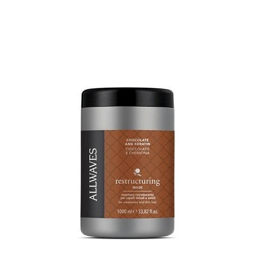 Allwaves Restructuring Hajpakolás Csokoládéval és Keratinnal – 1000ml
