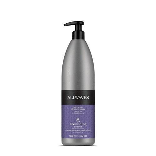 Allwaves Tápláló Sampon Festett Hajra – Áfonya & Körömvirág - 1000ml