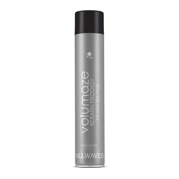 Allwaves Volumaze Keratin Prodigy Hajlakk – Ultra Erős Tartás - 750ml