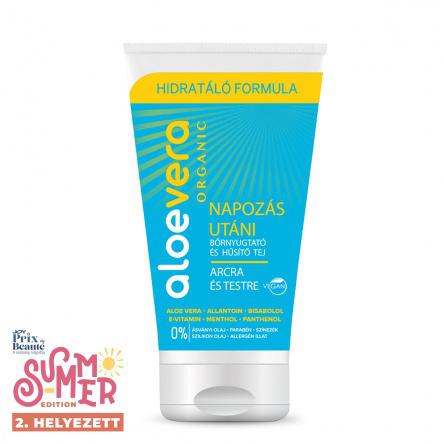 Aloe Vera Organic Napozás utáni bőrnyugtató és hűsítő tej 150 ml (ATP0127)