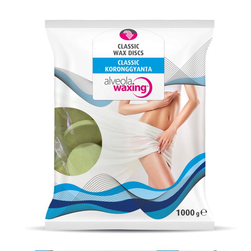 Alveola Waxing Classic koronggyanta Aloe Verával 1000gr (AW9064-ALOE)