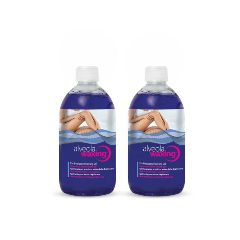Alveola Waxing Gyantázás Előtti Tisztító Gél (2x300ml) (AW9714)