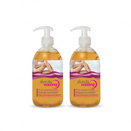 Alveola Waxing Gyantázás Utáni Lemosó Olaj Eukaliptusszal 2x300ml (AW9718)