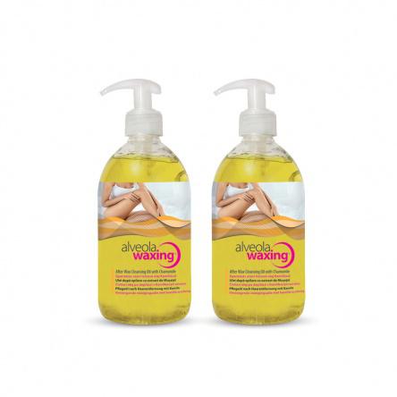 Alveola Waxing Gyantázás Utáni Lemosó Olaj Kamillával 2x300ml (AW9717)