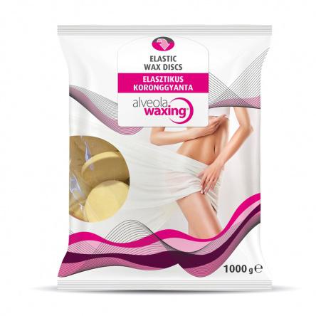 Alveola Waxing Sárga Elasztikus Koronggyanta Zacskó 1000g (AW9064-ELA-YE)