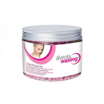 Alveola Waxing Titándioxid elasztikus gyöngy gyanta tégely 400g (AW9250-ELA-TI)