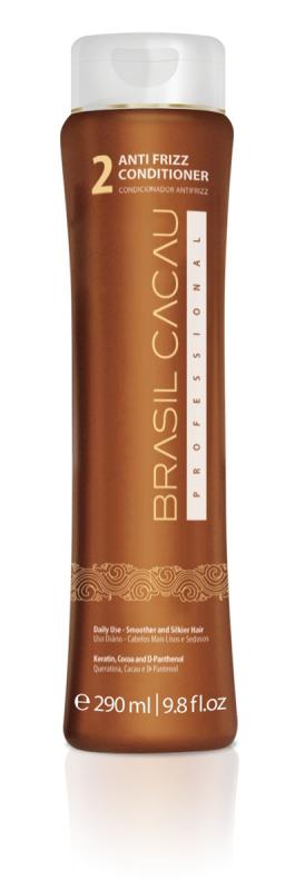 Brasil Cacau Anti Frizz balzsam "B" – Hajkisimító, hidratáló balzsam keratinos kezelés után 290 ml