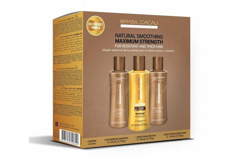 Brasil Cacau Smoothing Protein Szett – 3 lépéses professzionális hajegyenesítő kezelés 3*110 ml