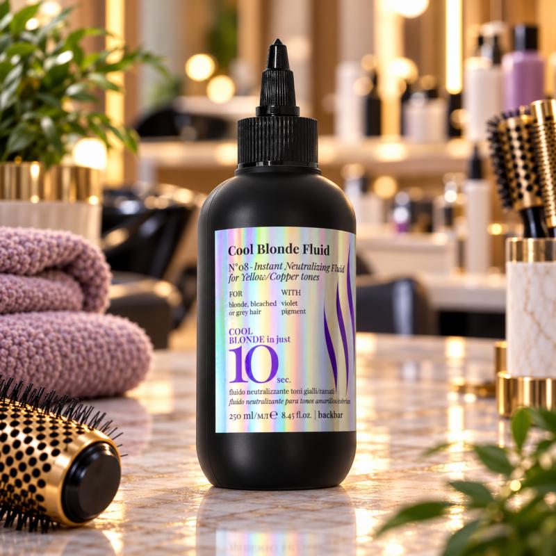Cool Blonde Fluid – Hideg Szőke Semlegesítő Folyadék 250ml (N°08)