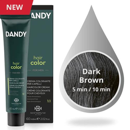 Dandy Hair Color For Men - Ammóniamentes hajfesték - 3 (Sötétbarna)