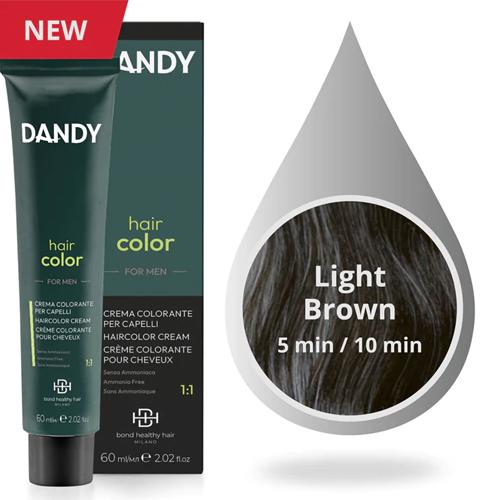 Dandy Hair Color For Men - Ammóniamentes hajfesték - 5 (Világosbarna)
