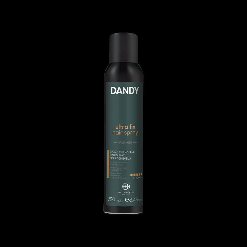 Dandy Ultra Fix Hair spray 250ml - Ultra Fix hajlakk hyaluronsav és baobab olaj tartalommal