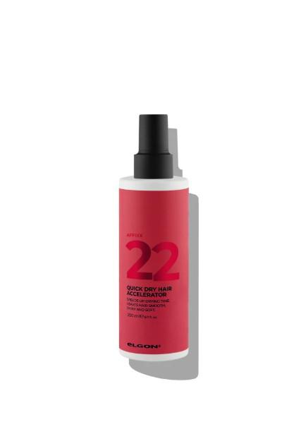 Elgon AFFIXX 22 QUICK DRY HAIR ACCELERATOR – Hajszárítást könnyítő, hajsimító spray 200 ml