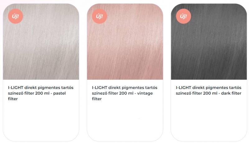 Elgon - I-LIGHT direkt pigmentes tartós színező filter 200 ml - pastel filter