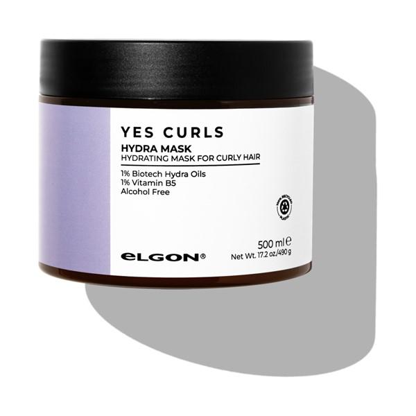 Elgon YES CURLS - HYDRA maszk vékony szálú, hullámos, göndör hajra 500ml (1011720500)