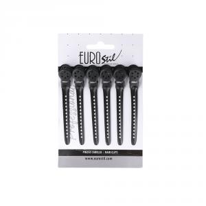 Eurostil Barber fém hajcsipesz 6db/levél (07580)