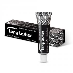 Long Lashes (exJimJams) Szempilla és szemöldökfesték 15ml / Fekete (JI1010)