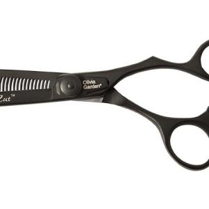 Olivia Garden SilkCut Matt Black Professzionális Fodrász Olló Szett (5.75" Vágó + 6.35" Ritkító)