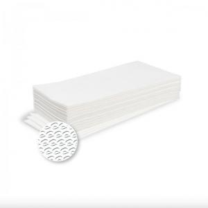 Papírtörölköző, V hajtogatott, 1 rétegű, 60 lap, LUCART „Airtech Towel Pro”, fehér (315790)***