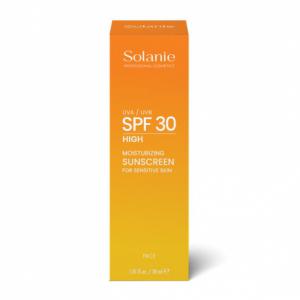 Solanie Fényvédő Hidratáló Arckrém Érzékeny Bőrre SPF30 (30ml)