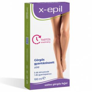 X-Epil Görgős gyantázószett zöld (XE9006)