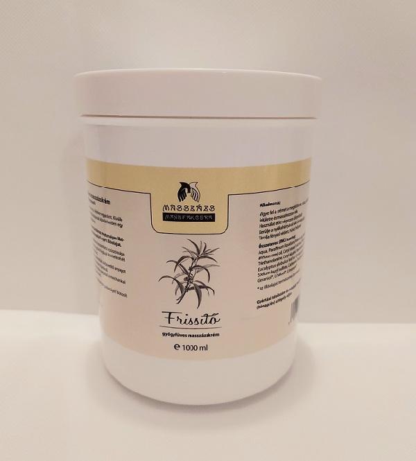 Frissítő Gyógyfüves Masszázskrém 1000 ml