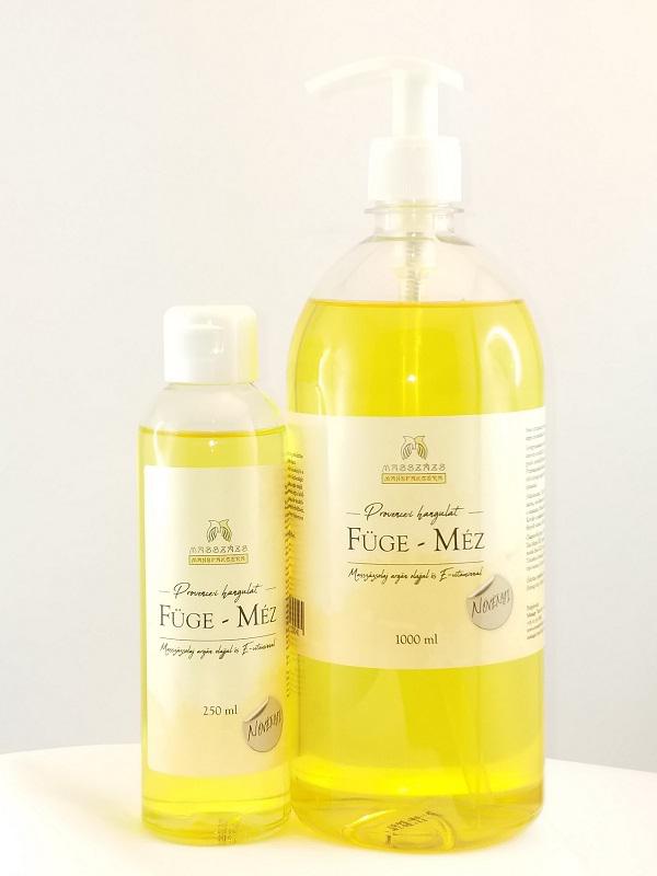 FÜGE - MÉZ Masszázsolaj ~ argán olajjal & E-vitaminnal  1000 ml