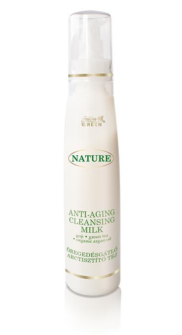 Golden Green Nature Öregedésgátló arctisztító tej 200ml