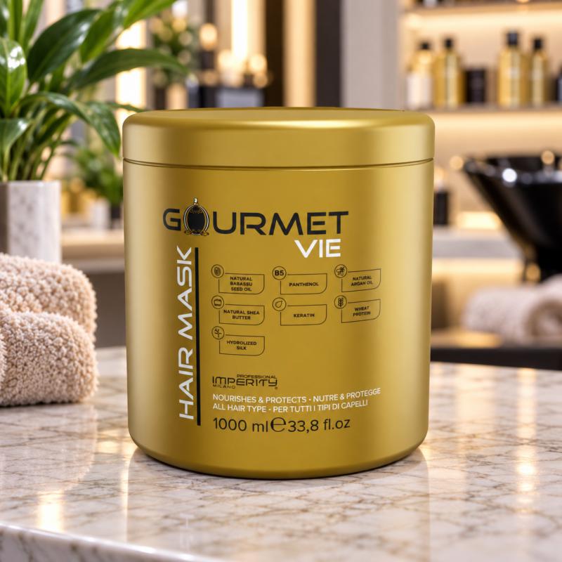 Gourmet Parabén Mentes Hajmaszk La Vie Est Belle Illattal 1000ml IP (555409)
