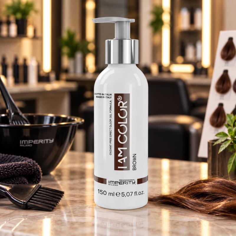 I AM COLOR Vegán Fizikai Hajszínező Gél – Barna – 150 ml – (IP 555336)