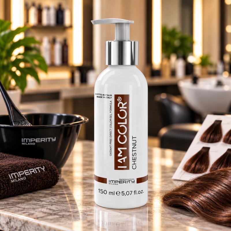 I AM COLOR Vegán Fizikai Hajszínező Gél – Gesztenye – 150 ml – (IP 555334)
